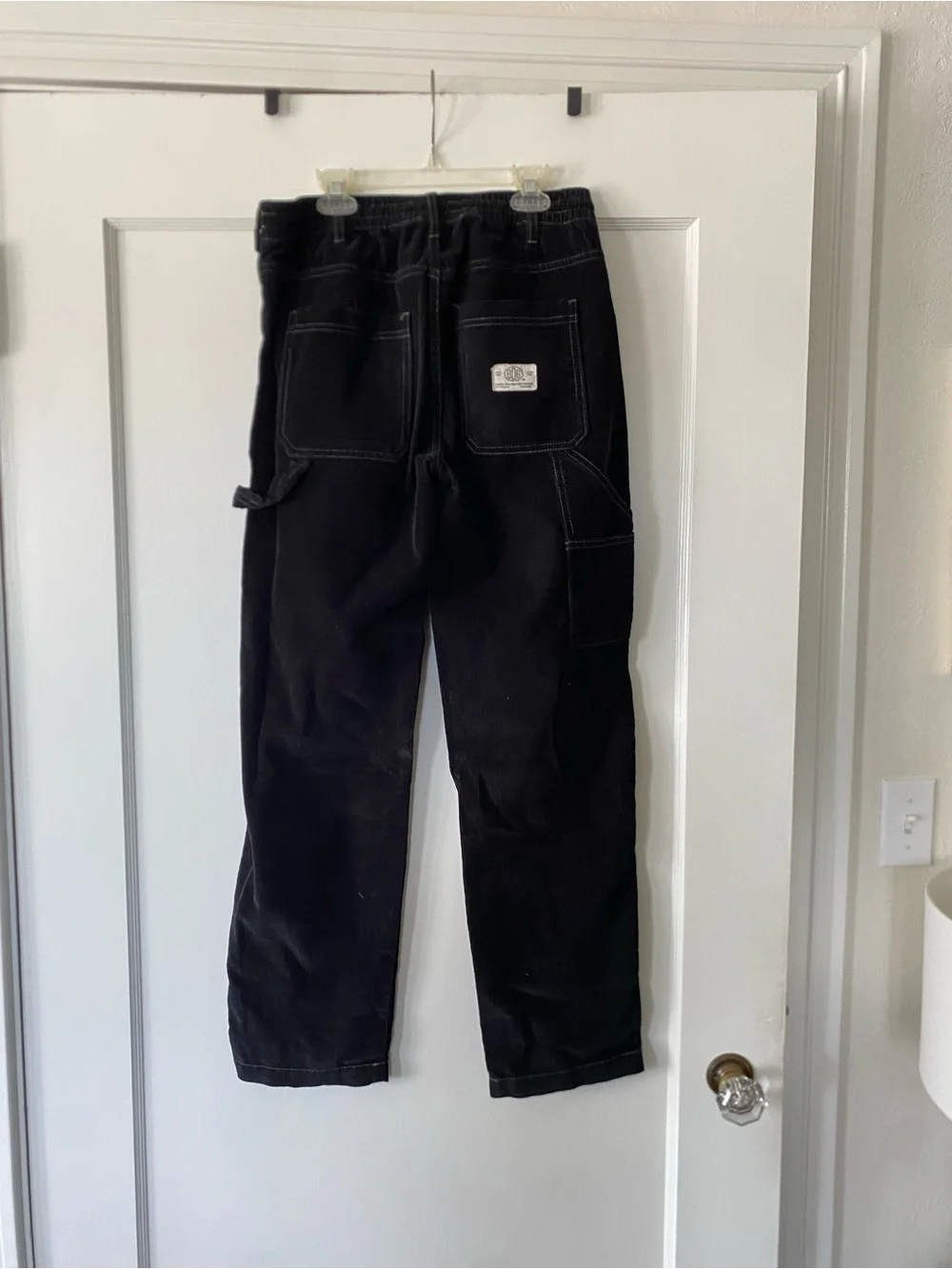 BDG Black Relaxed Fit Drawstring Jeans